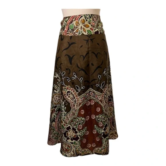 Coldwater Creek Silk Skirt. Lined and Ready For Fall! - Picture 2 of 4